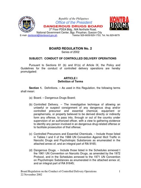 BOARD REGULATION NO. 2 .